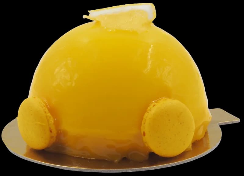 Zitronen-Törtchen (Halbkugel)