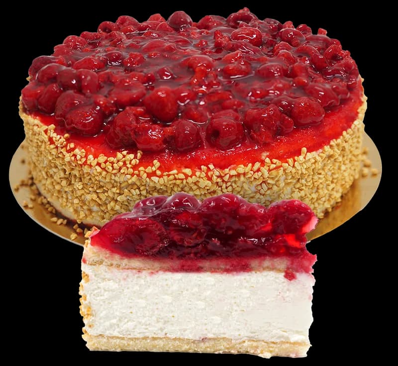 Topfen-Himbeeren Torte