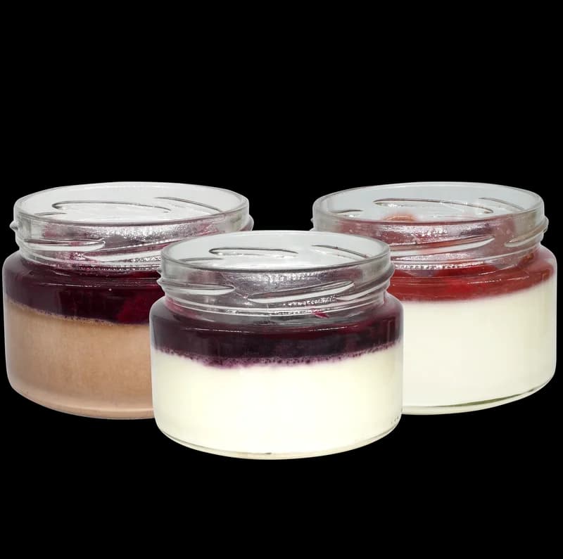 Panna Cotta Schoko Kirsch (Dessert im Glas)